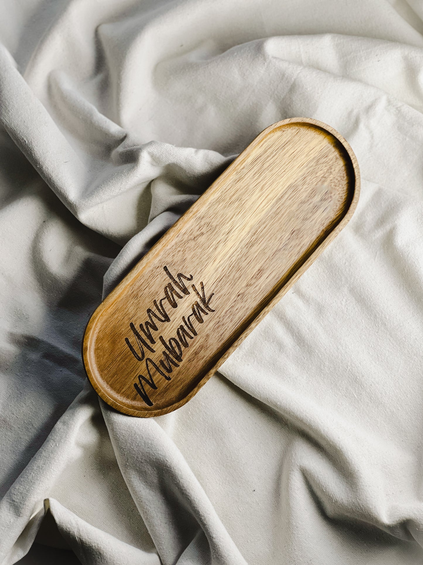 Gepersonaliseerde Houten ‘Umrah Mubarak’ Bord