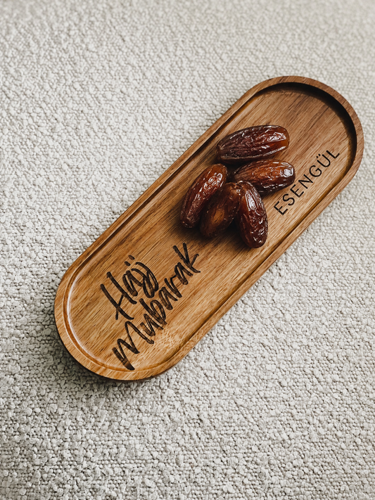 Gepersonaliseerde Houten ‘Hajj Mubarak’ Bord