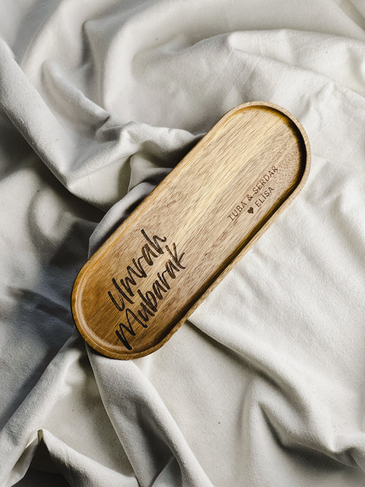Gepersonaliseerde Houten ‘Umrah Mubarak’ Bord